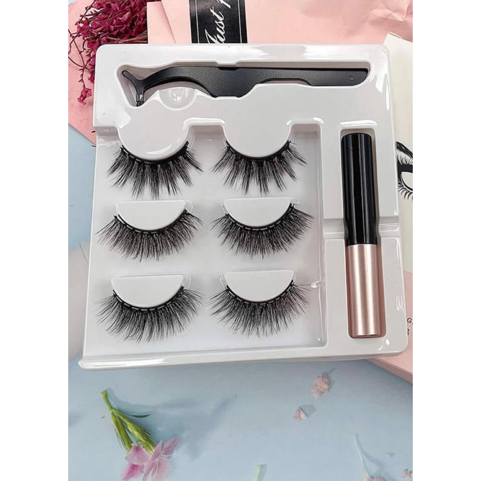 Assorted Magnetic False Eyelashes Value Magnetic Lashes Bundle Bulk Magnetic Eyelash Set Variety Pack Magnetic Eyelashes Multiple Magnetic Lashes Kit Set of 3 Magnetic Eyelash Pairs Multi-Pack Magnetic Lashes Bundle of Magnetic Eyelashes" 3 Pairs Magnetic Lashes Set Magnetic Eyelashes Trio