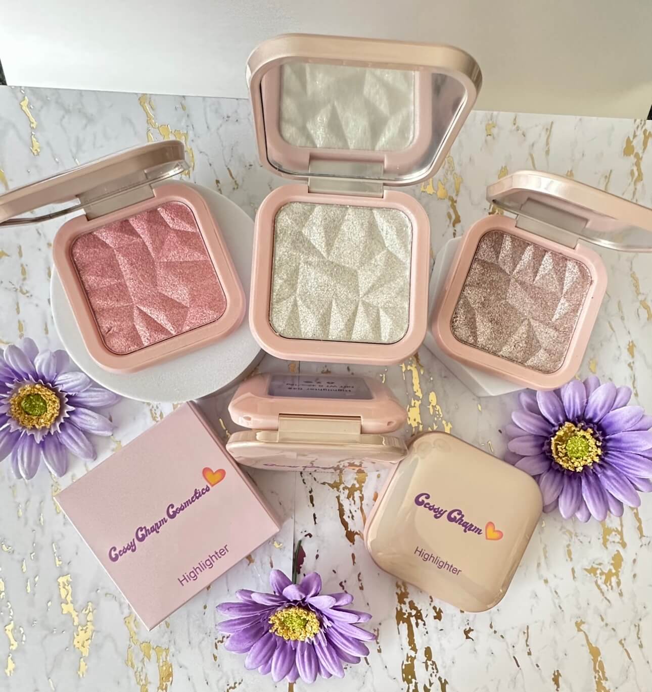 Brilliant Diamond Glow Makeup Diamond Shine Highlighter Palette Luminous Diamond Highlighter Powder Dazzling Glow Makeup Highlighter Glimmering Diamond Highlighter Sparkling Highlighter for Face Shimmering Highlighter Makeup Illuminating Diamond Highlighter Diamond Glow Highlighter Makeup