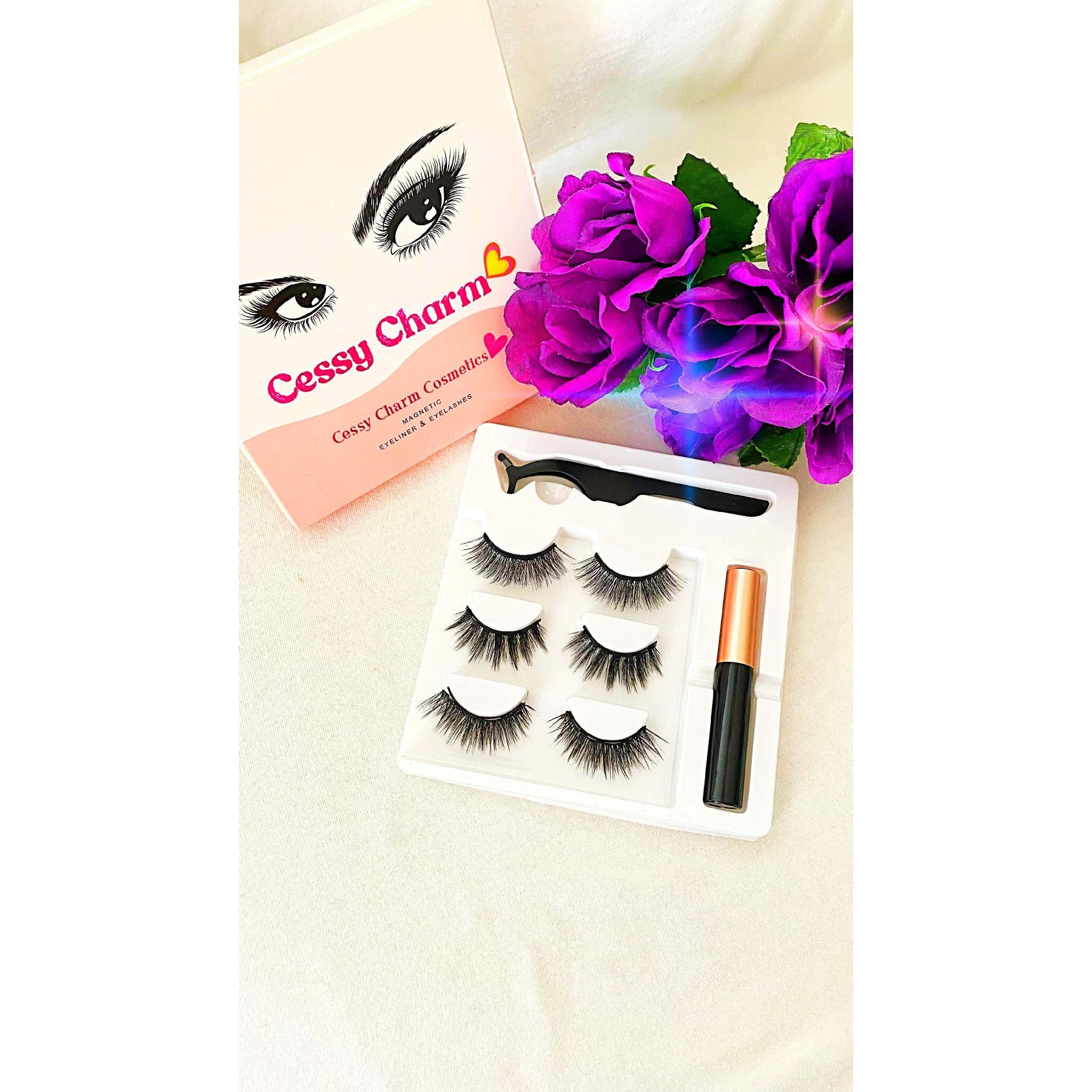  Magnetic Eyelashes 3 pairs